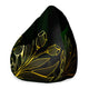 Puf Pearshape zlatý sen-zamat
