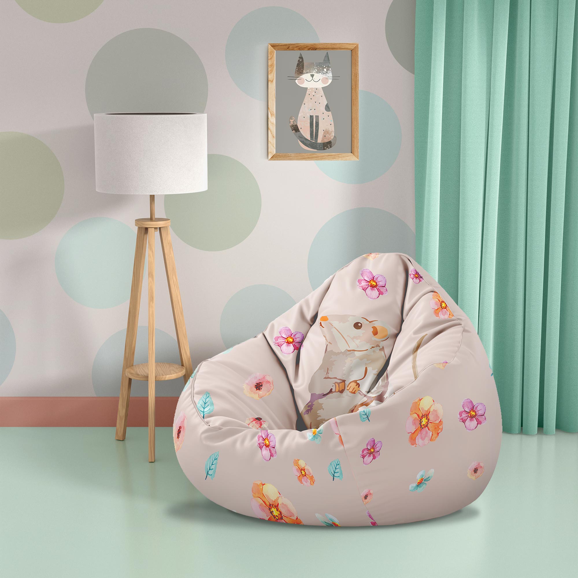 Puf Paradise Gray Mouse-M