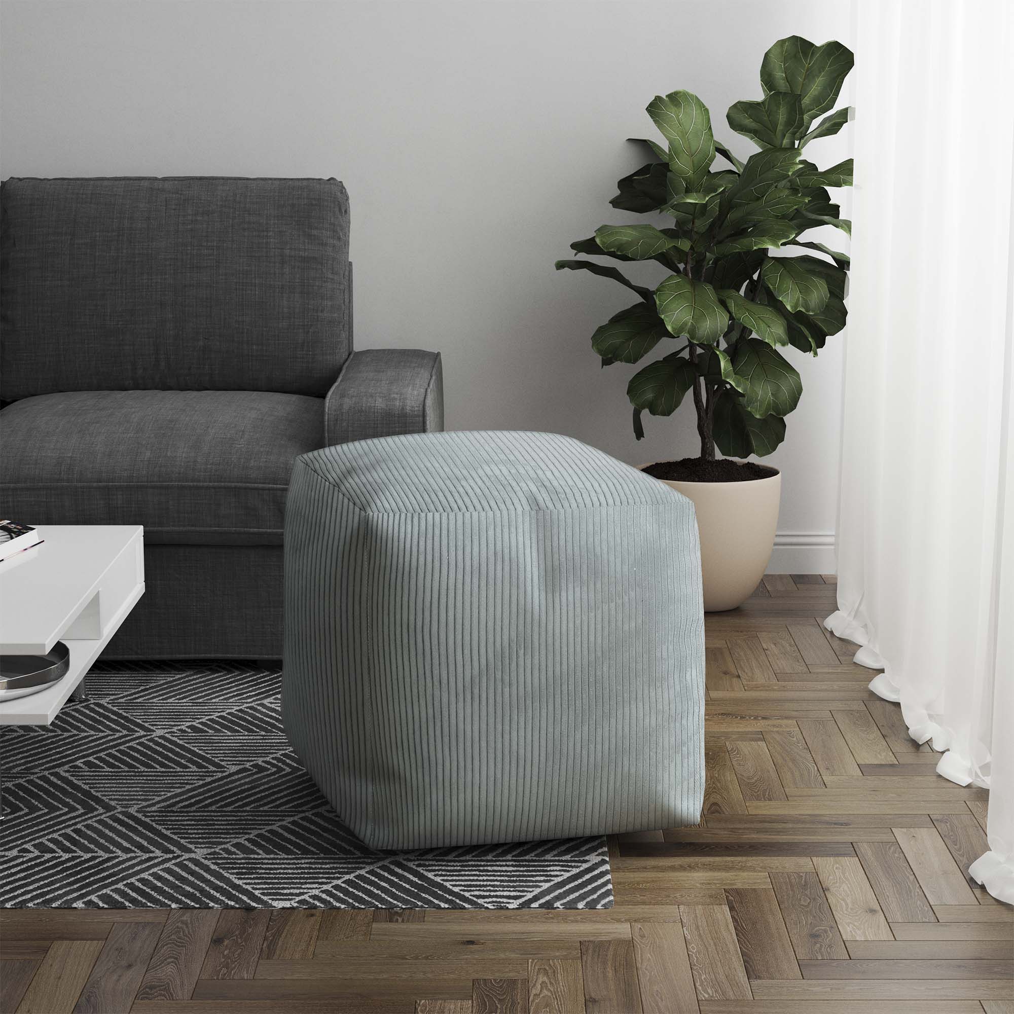 Puf Cube Green Lily