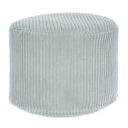 Round pouf footstool Lincoln Green Lily-M