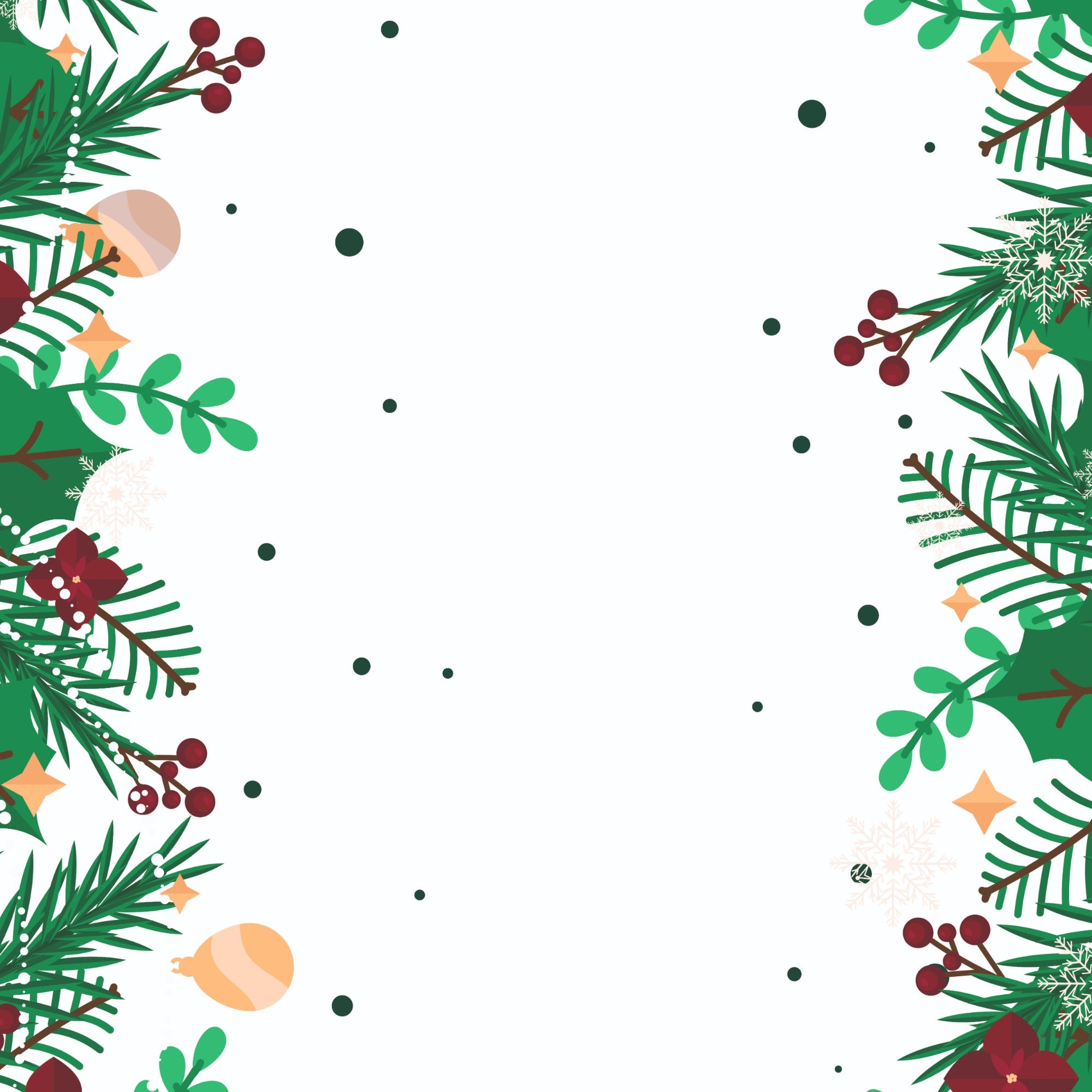 Green Mistletoe Pillow
