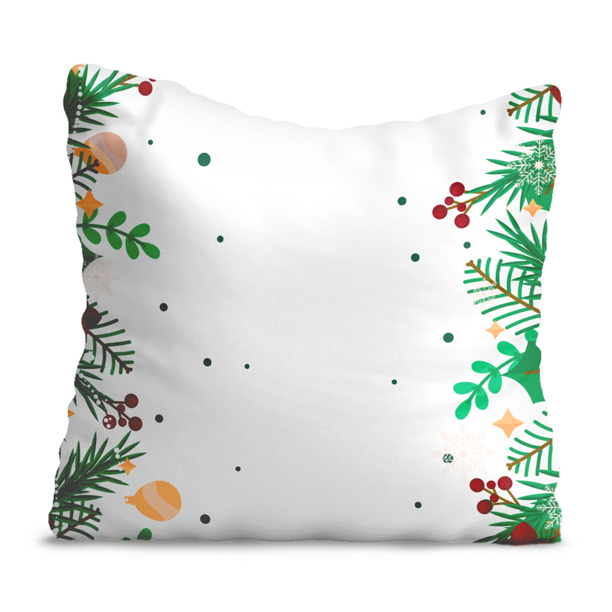 Green Mistletoe Pillow