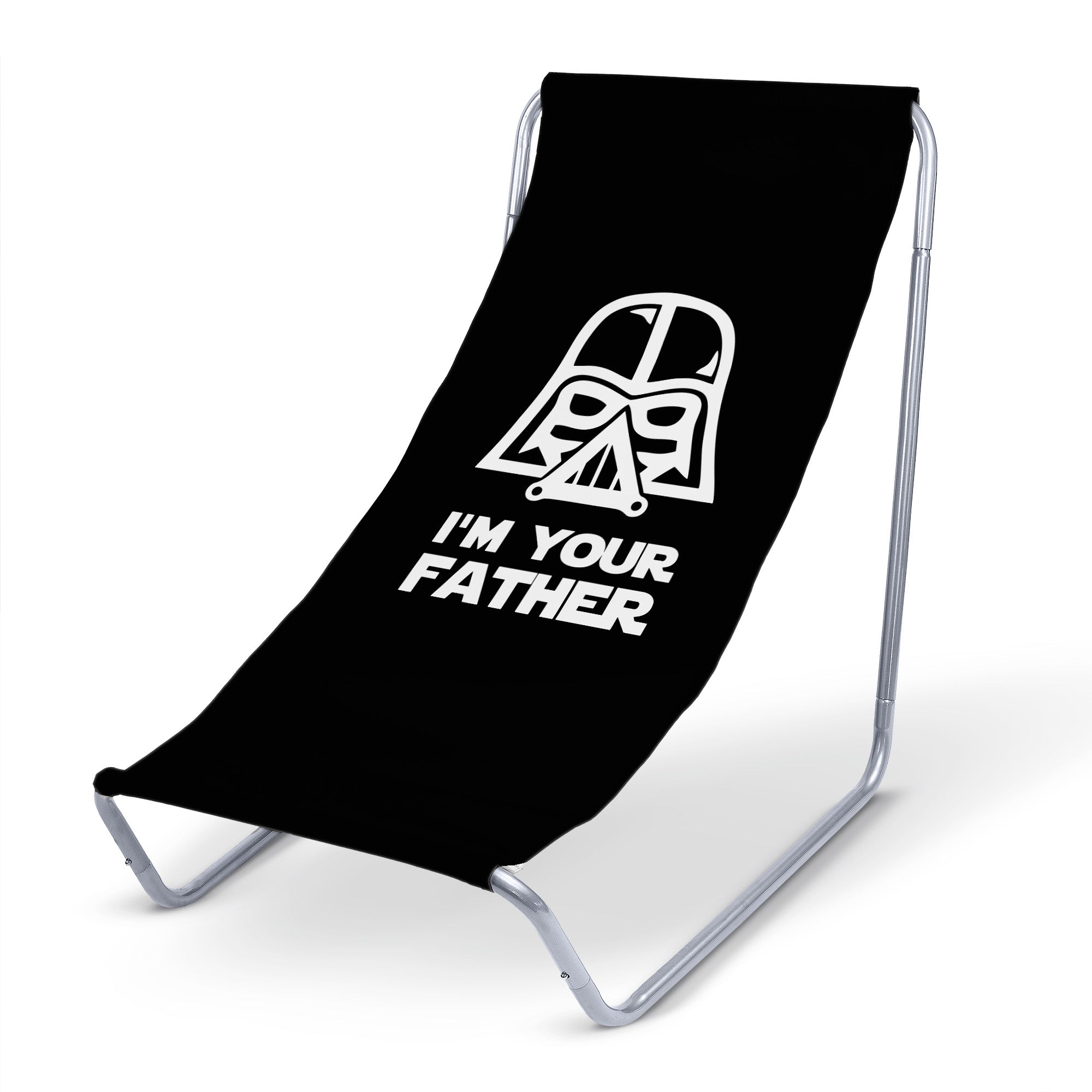 Kovové lehátko I'm your Father černé