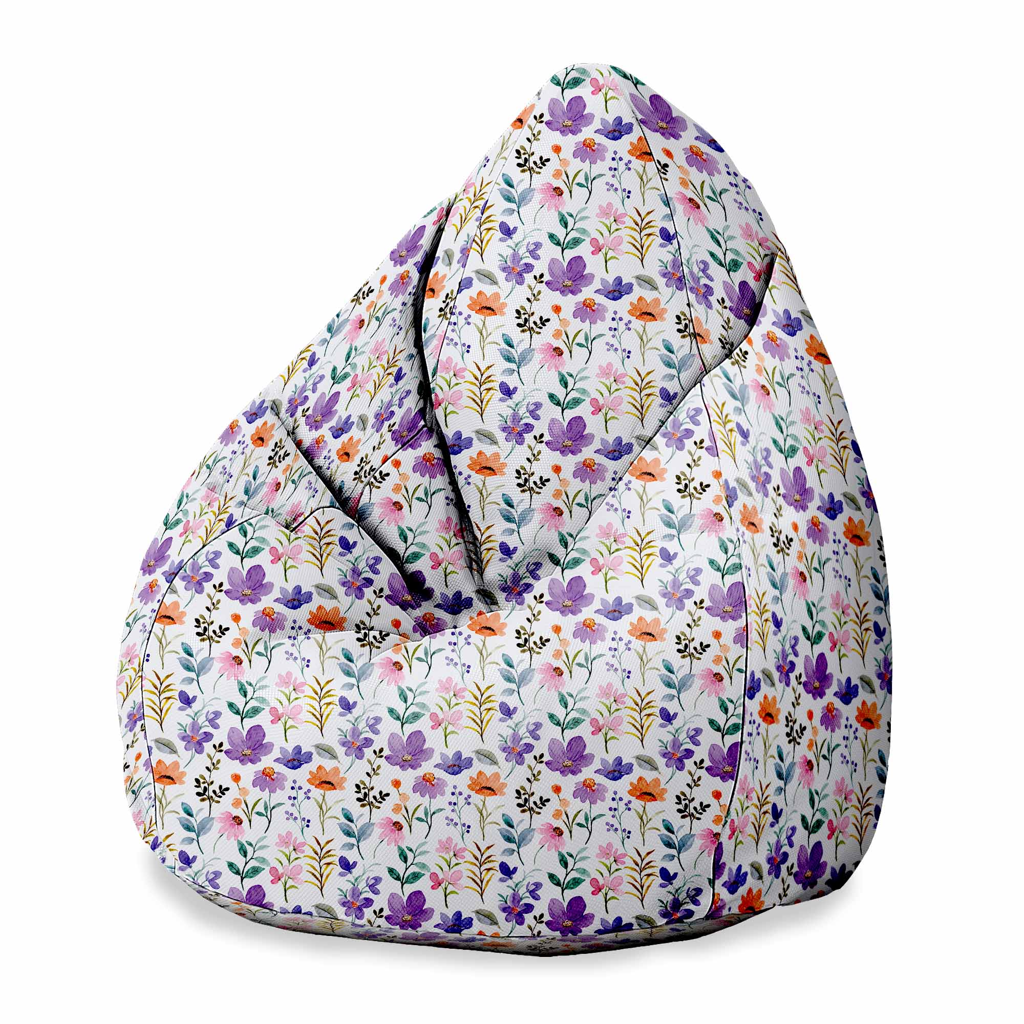 Puf Pearshape Krajina kvetov-M-Velvet