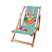 Liegestuhl aus Holz Magic Fox