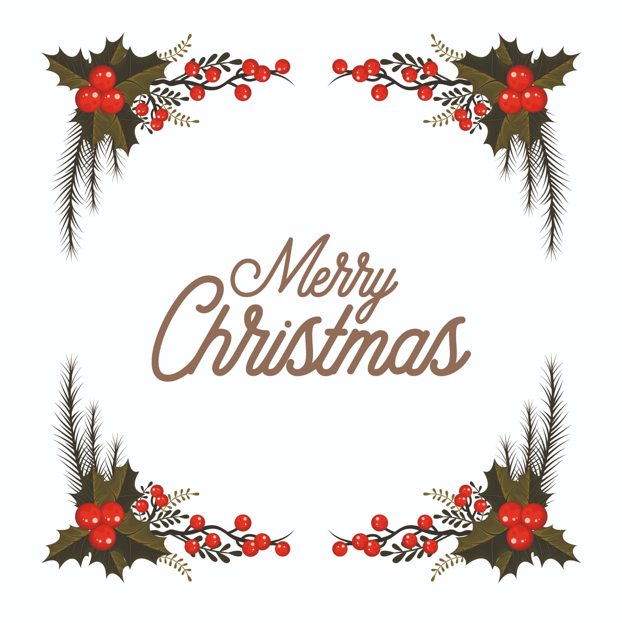 Merry Xmass Pillow-Velvet