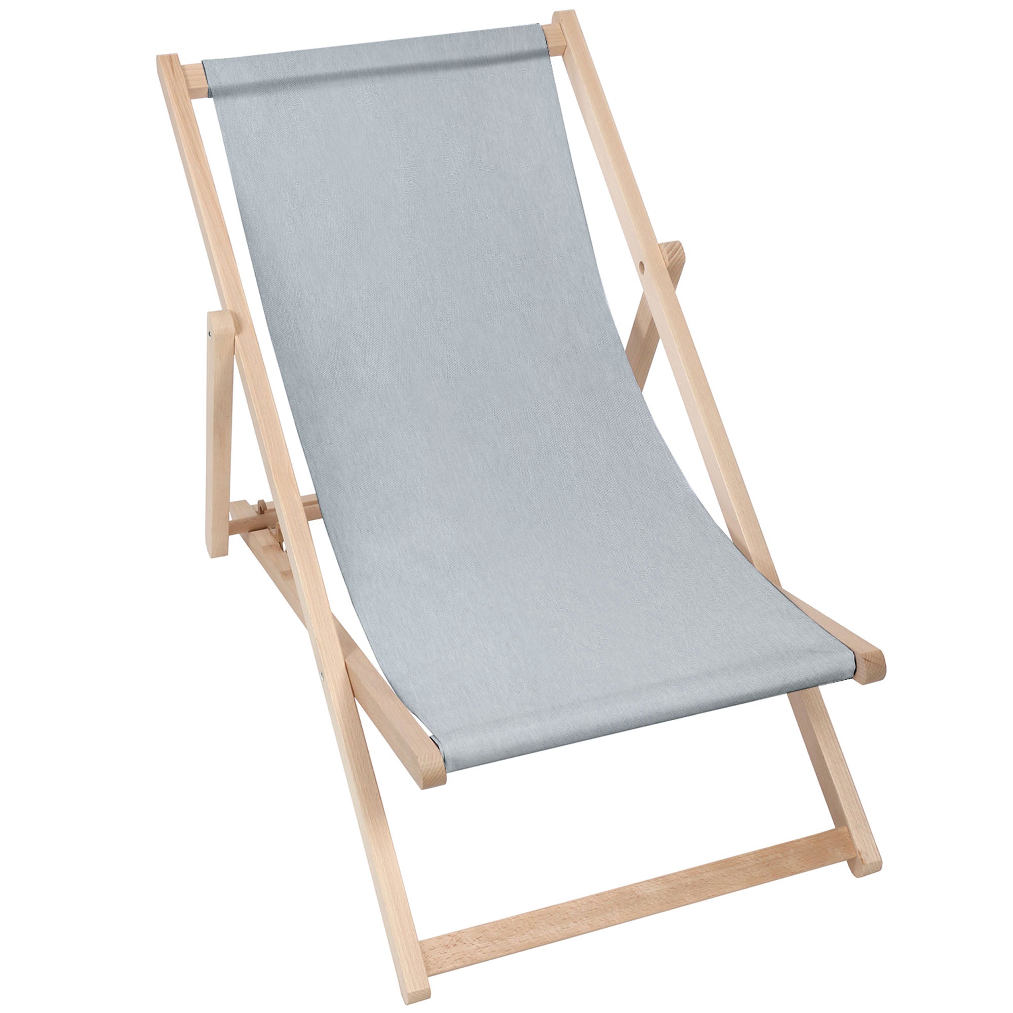 Liegestuhl aus Holz Imitation Jeans Moonlight Veil-S
