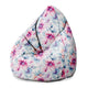 Sedací vak Pearshape Pastelové kvety-S-Velvet