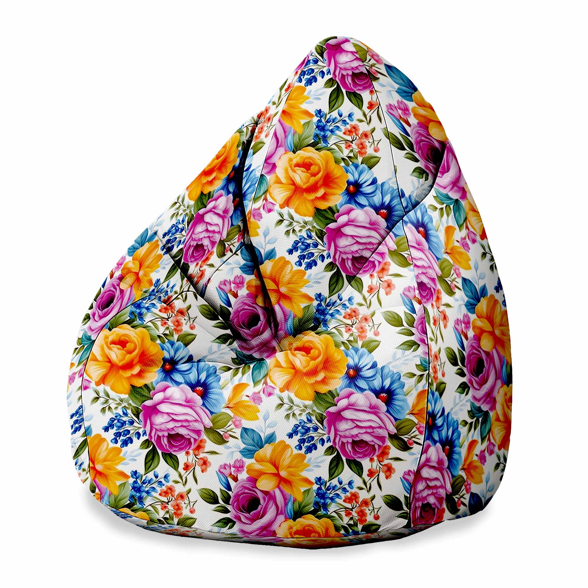 Sedací vak Pearshape Okvetné lístky na slnku-S-Velvet