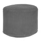 Kulatý puf podnožka Lincoln Frost Gray-S
