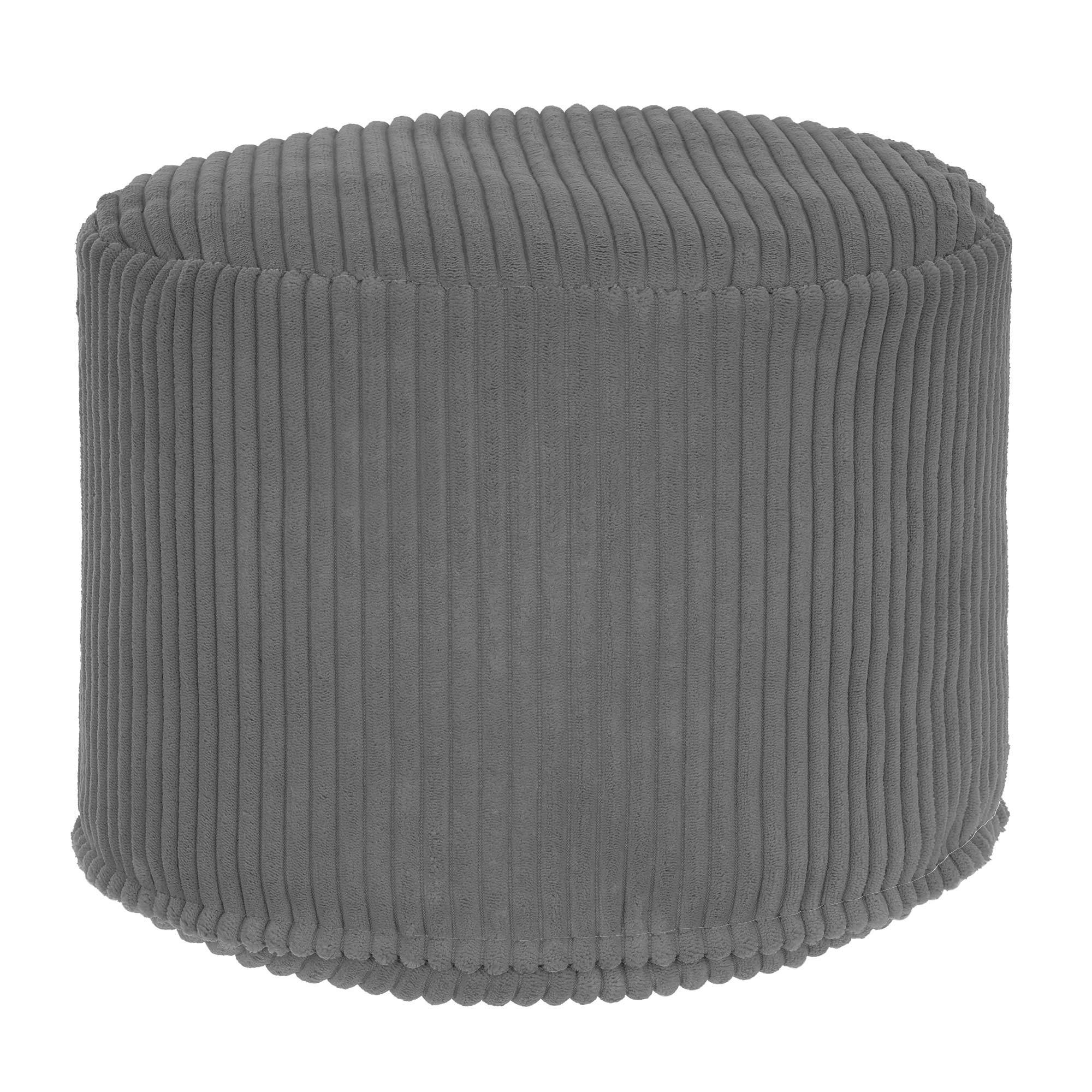 Kulatý puf podnožka Lincoln Frost Gray-M