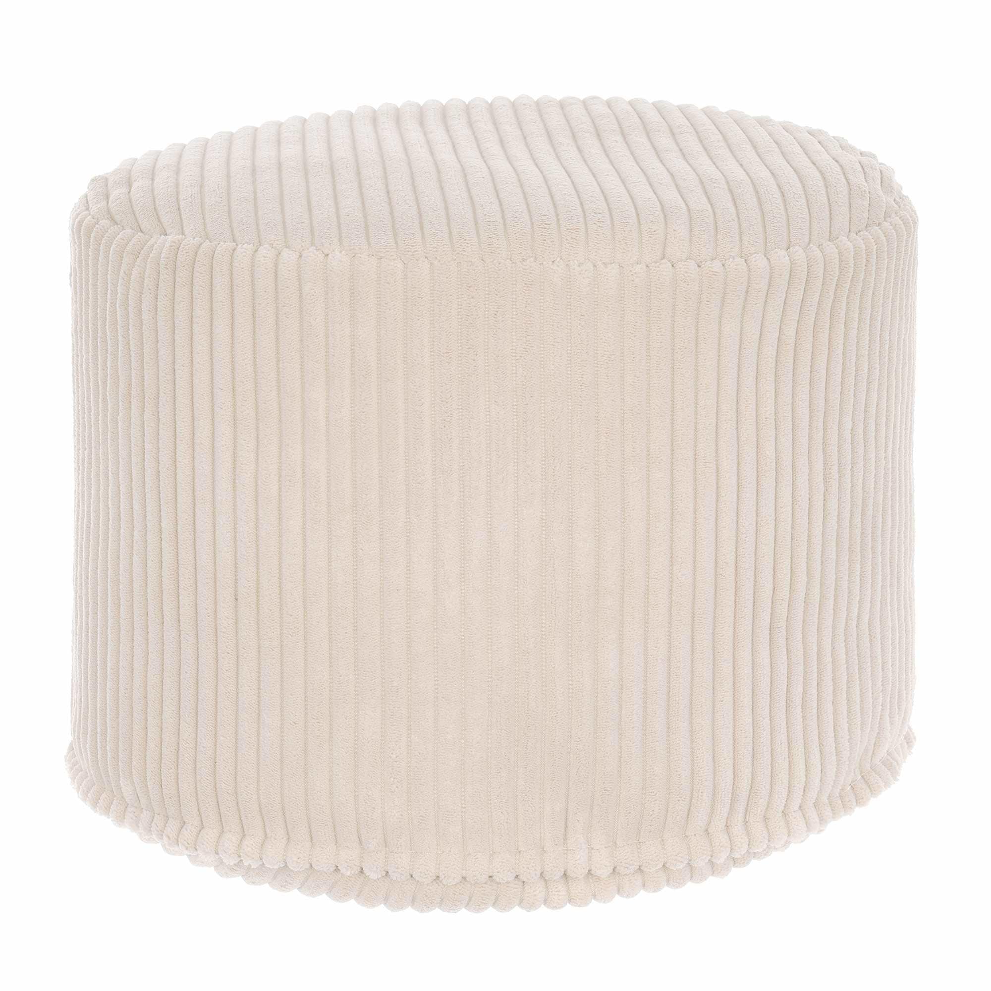Okrúhly puf podnožka Lincoln Vanilla Ice-M