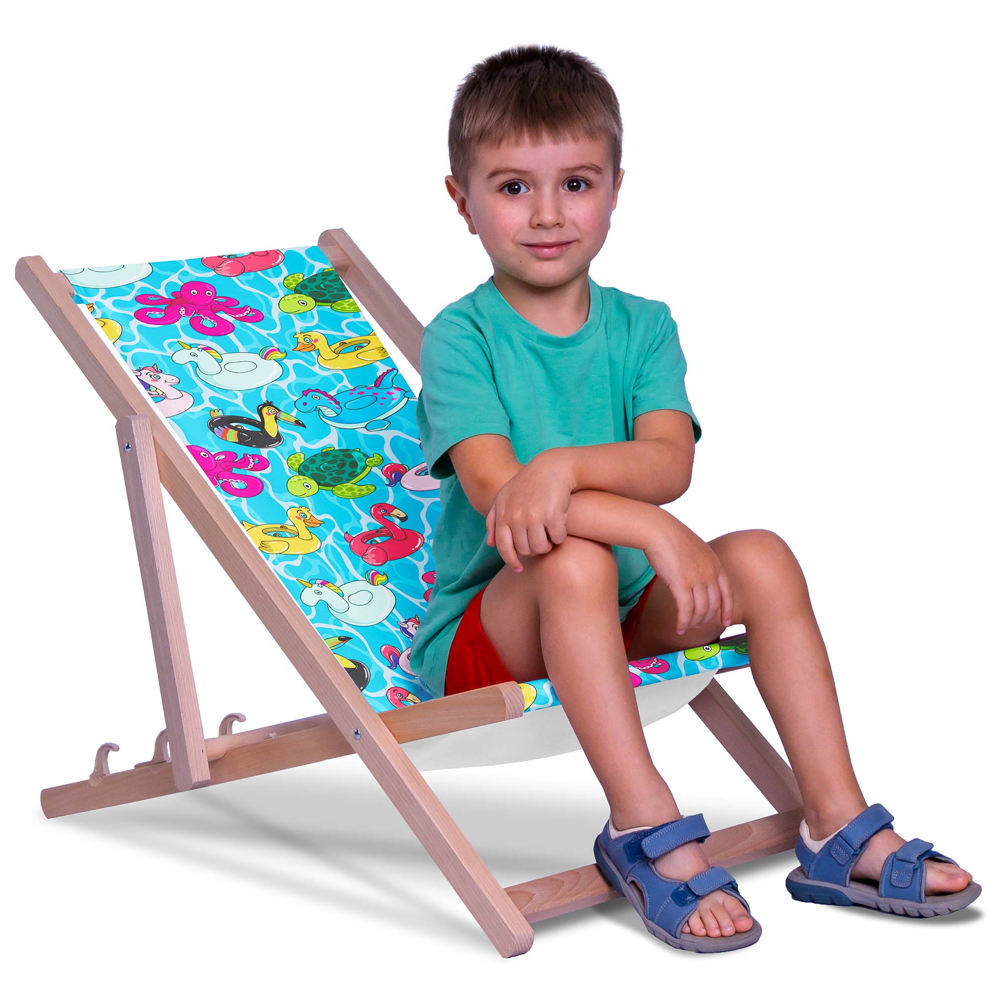 Dřevěné lehátko Pool Toys