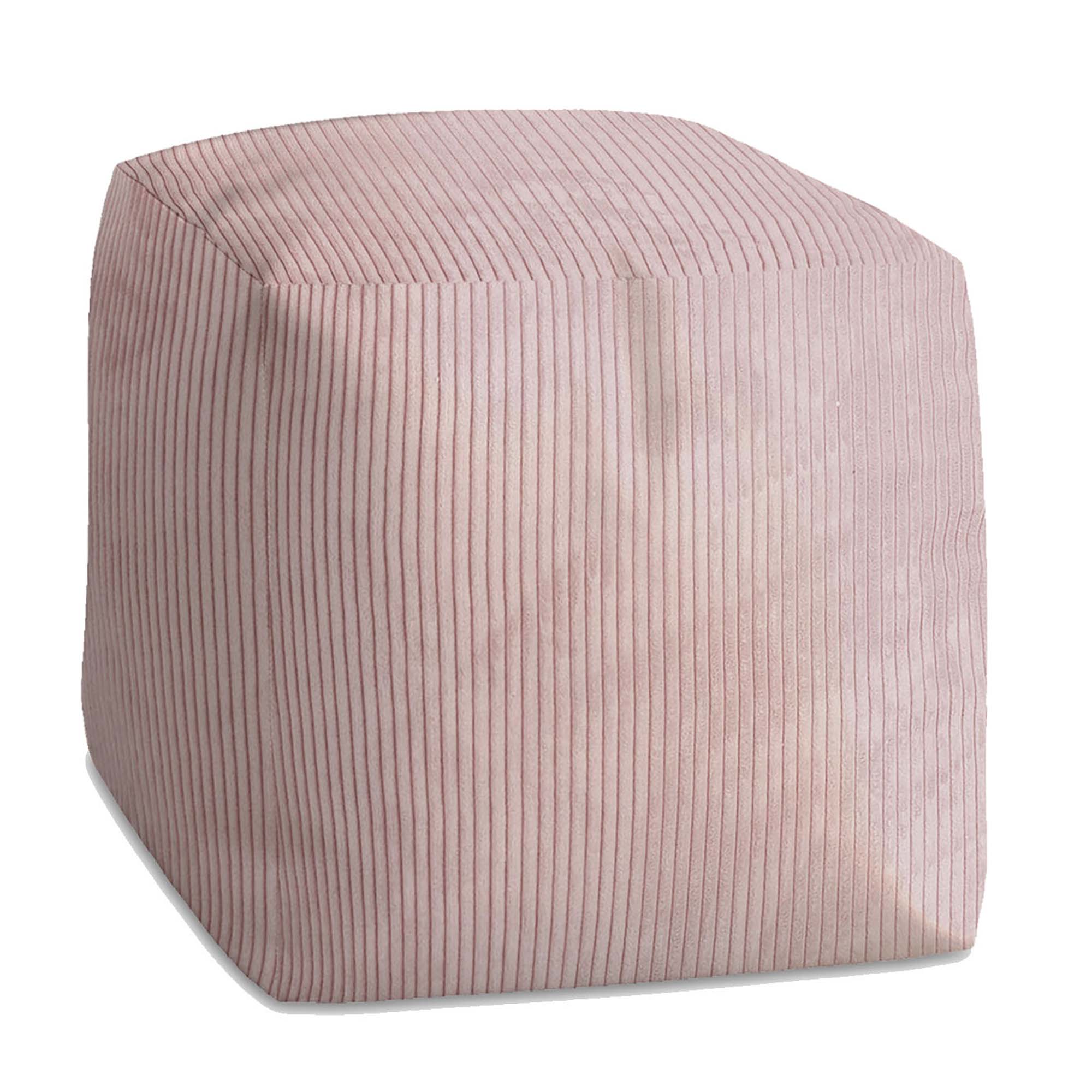 Puf Cube Silberrosa