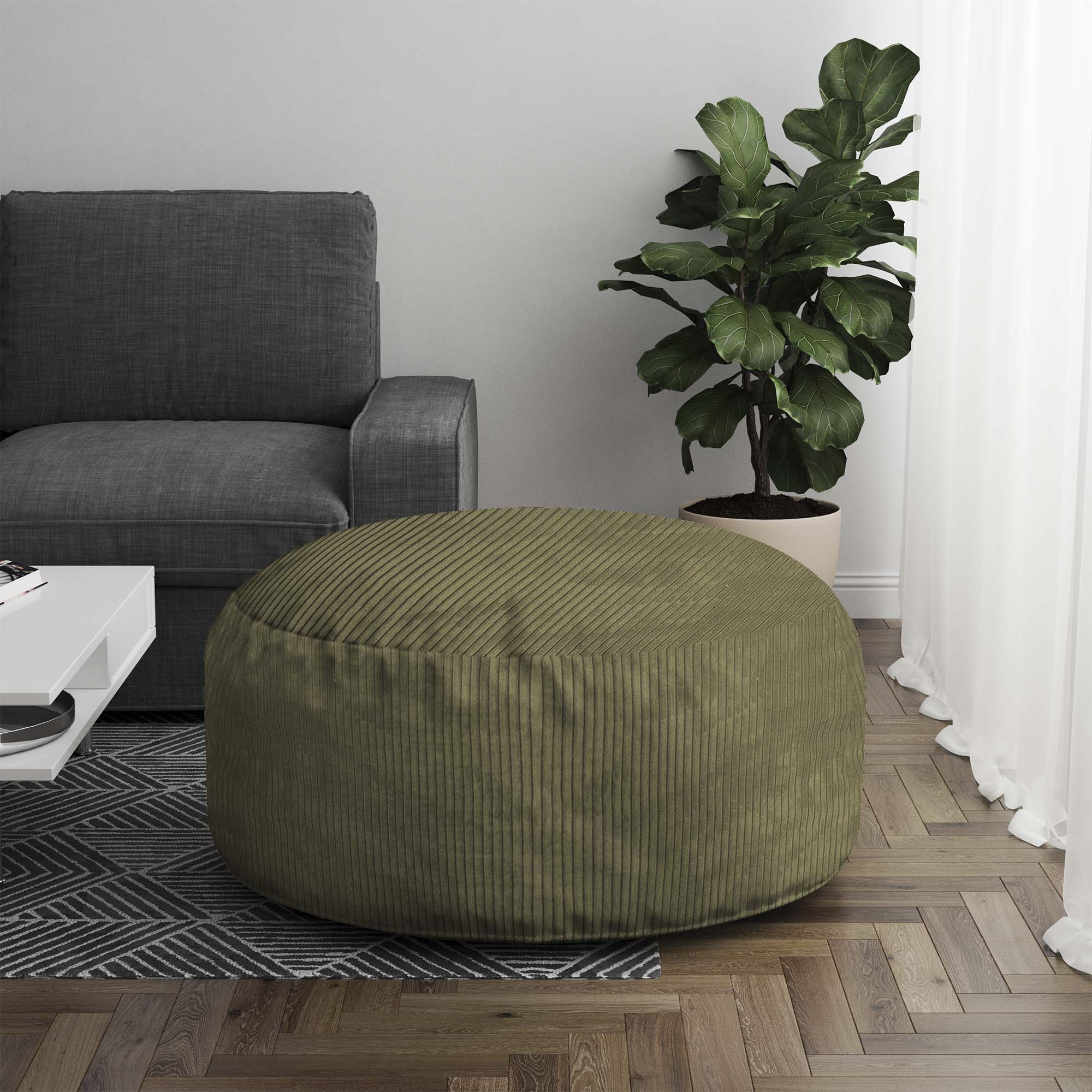 Puf Roller Dark Olive