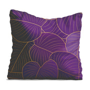 Poduszka Purple Leaves-Velvet