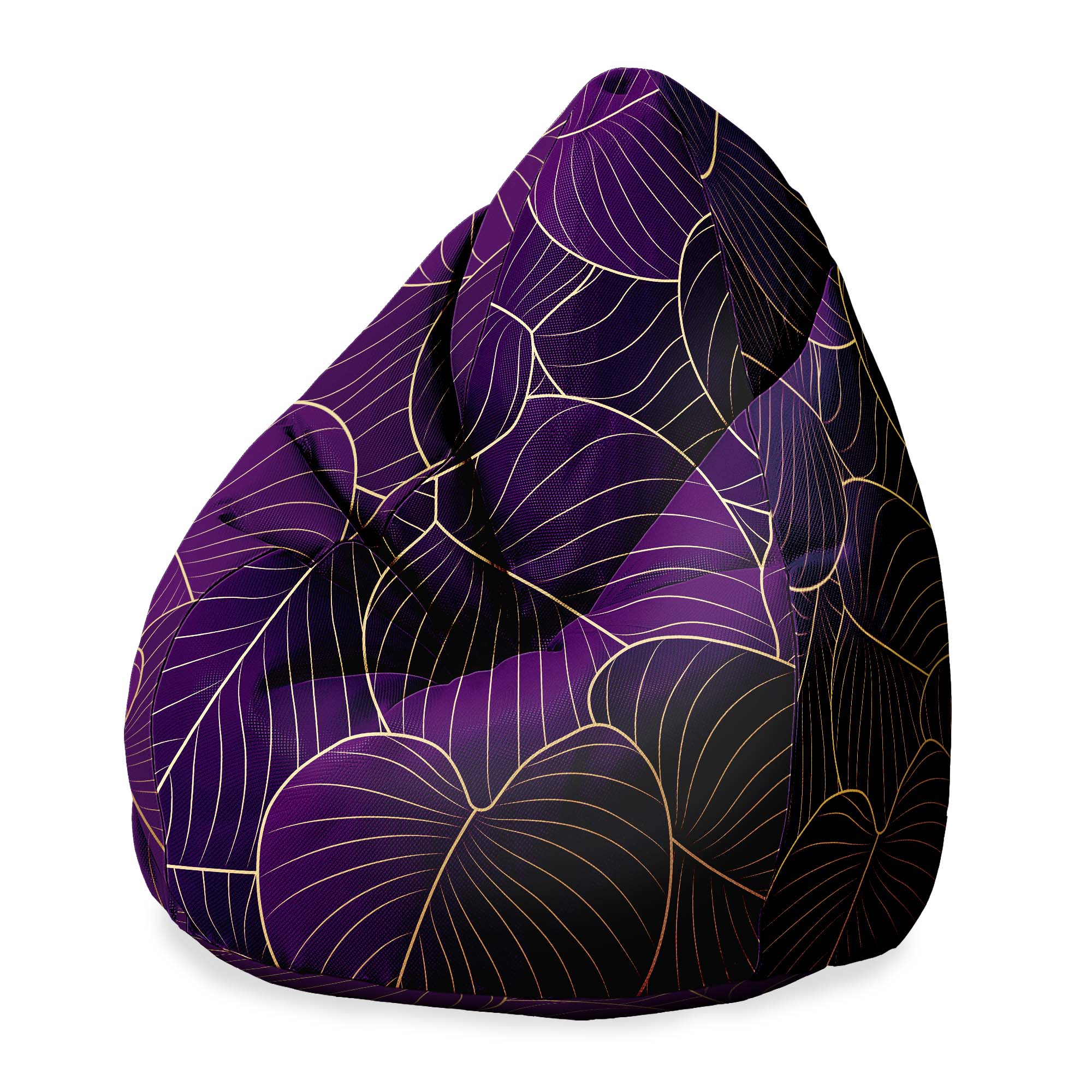 Puf Pearshape Purple Leaves-Oxford