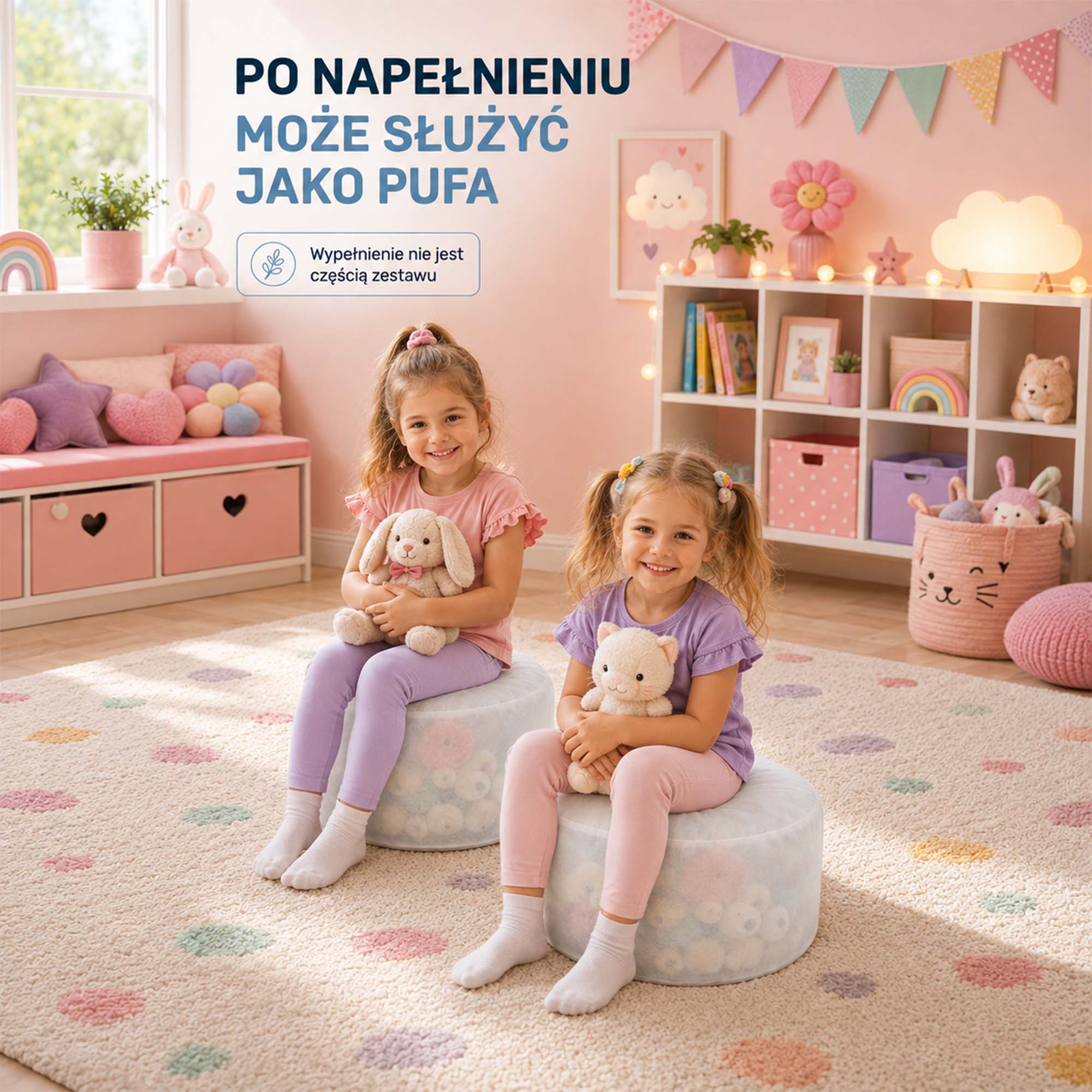 Pokrowiec okrągły podnóżek Roundshape