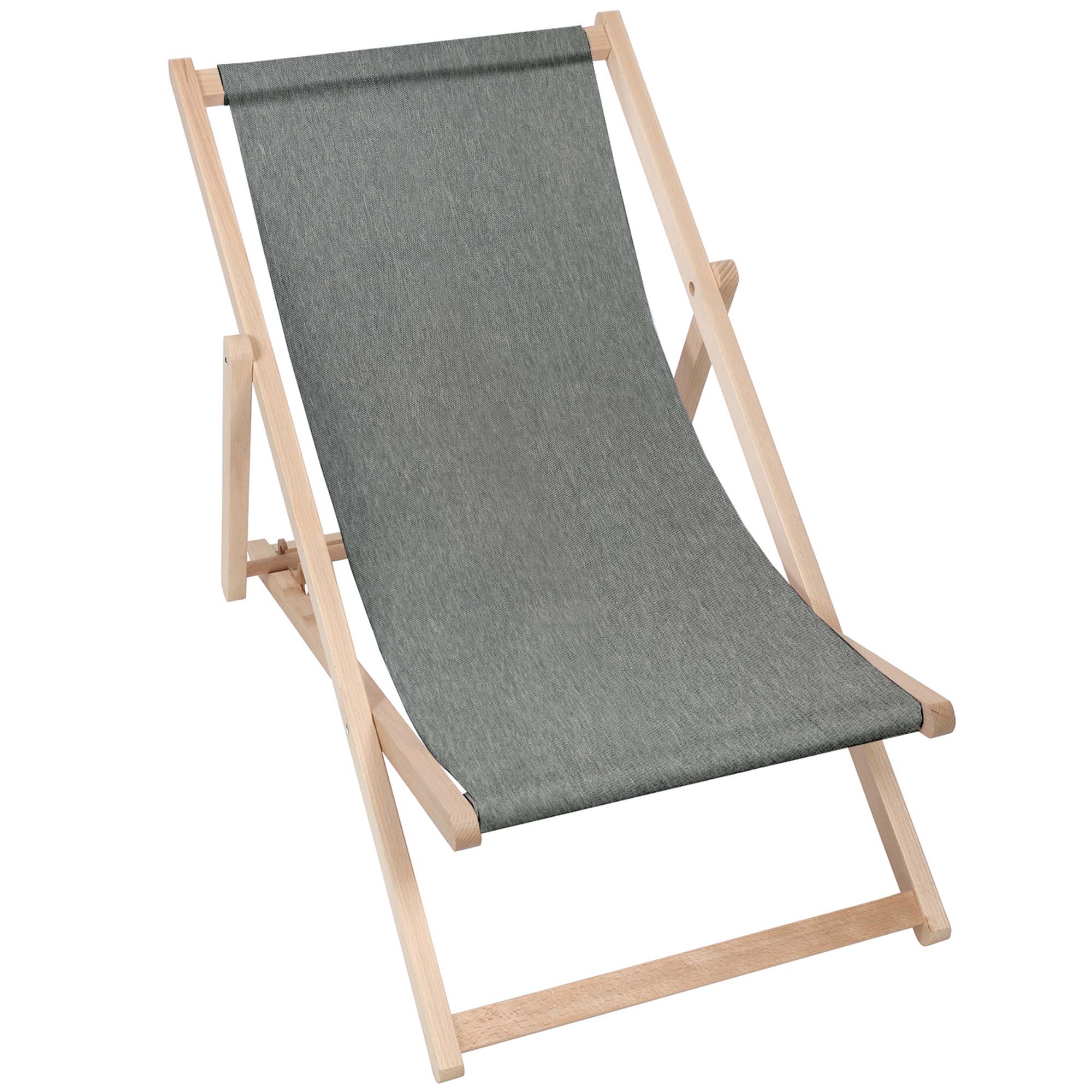 Dřevěné lehátko imitace džínoviny Sandy Dune-S