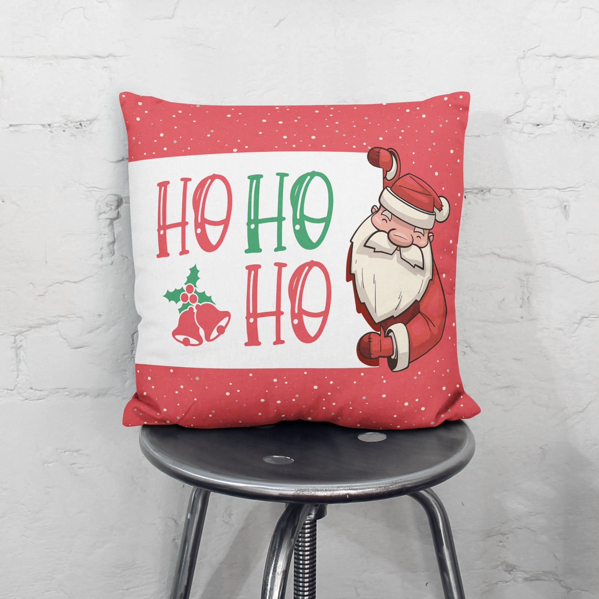 Kissen Santa versteckt sich-Oxford