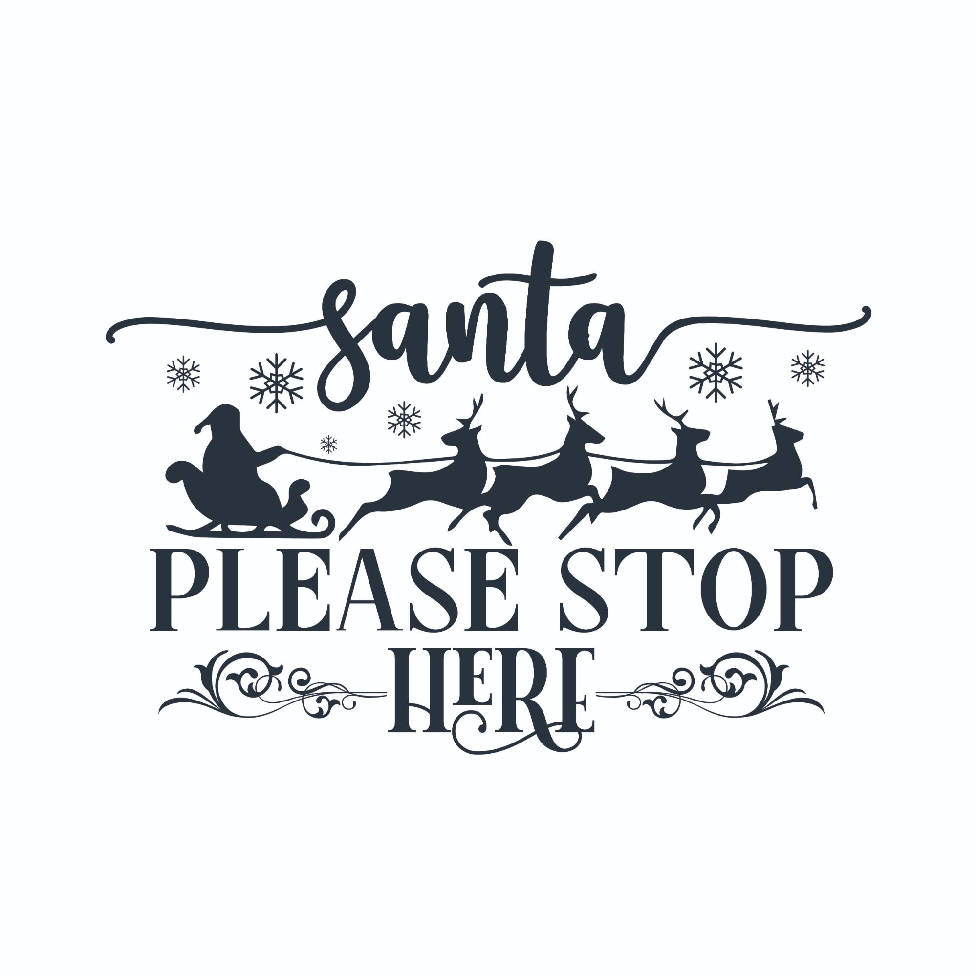 Santa is Here Pillow-Oxford