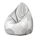 Puf Pearshape Skandinávský Abstraktní