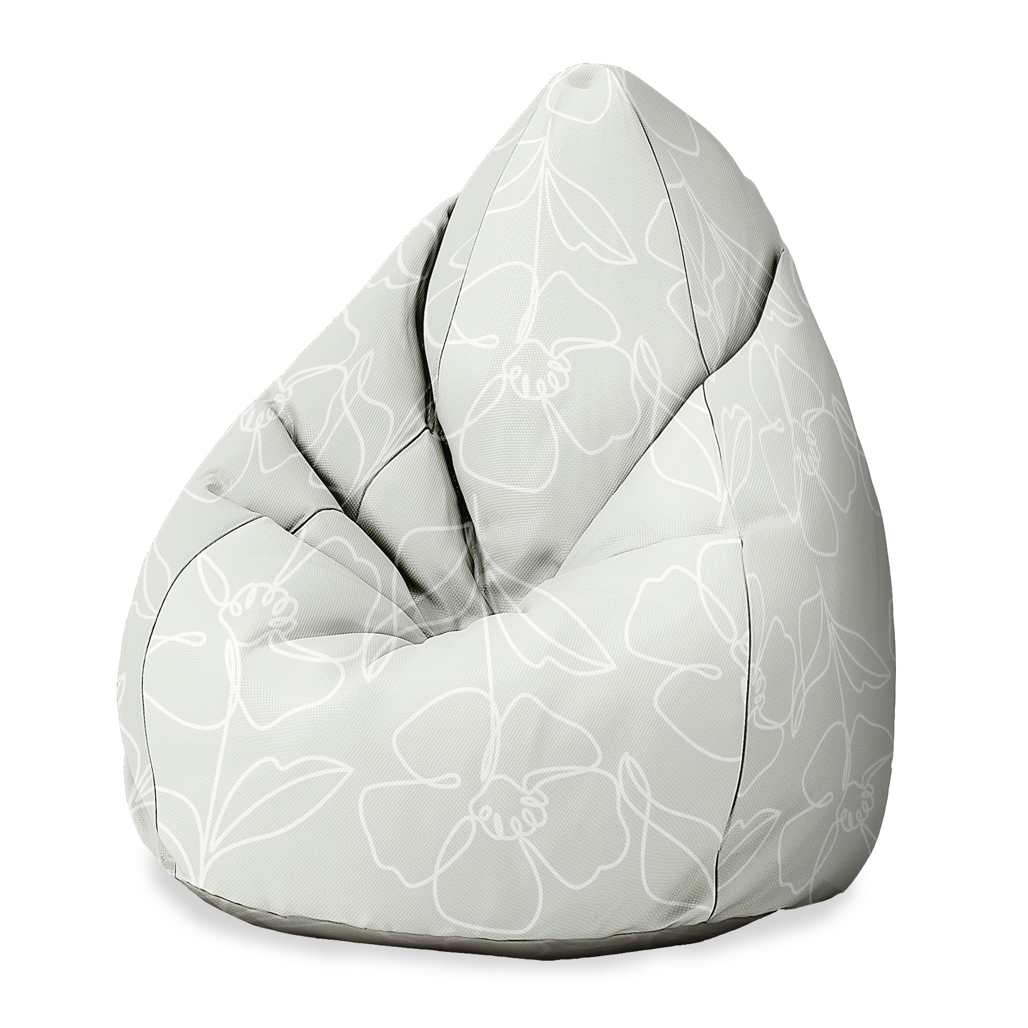 Puf Pearshape Skandinávská zelená