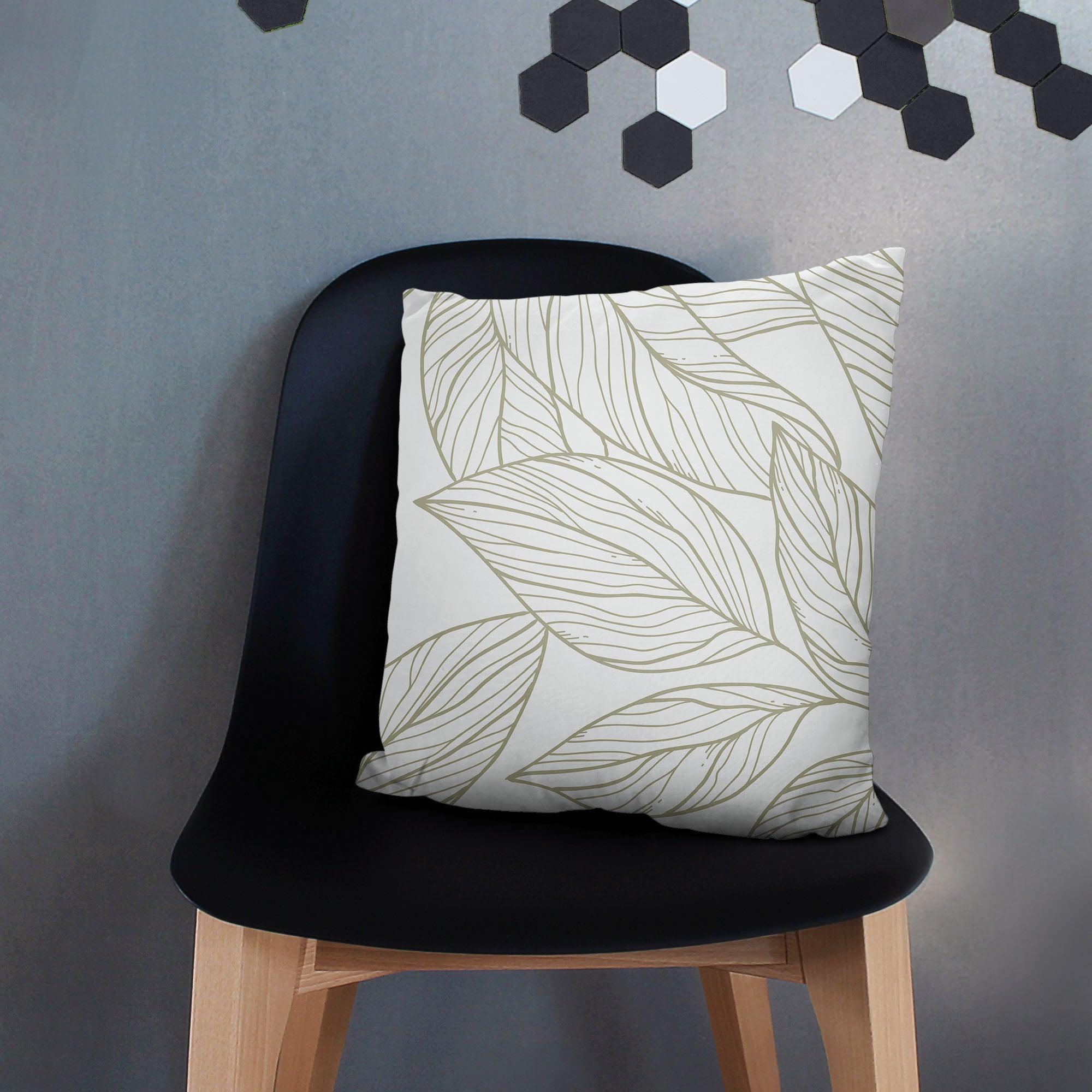 Poduszka Scandinavian Leaves-Velvet