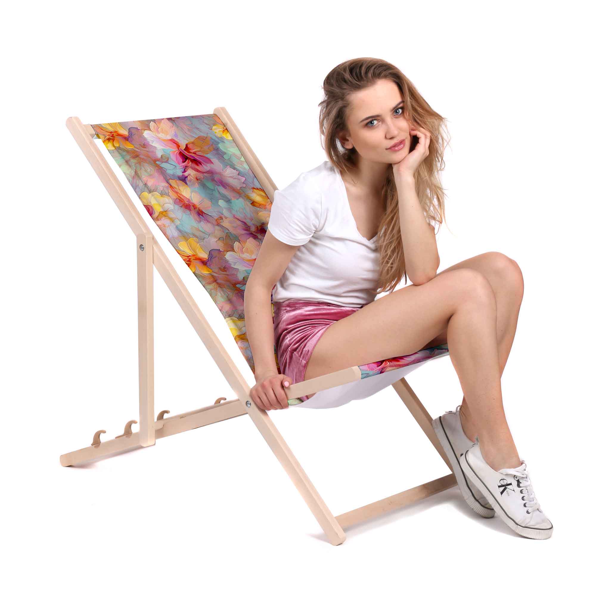 Wooden Deck Chair Scent of Nature