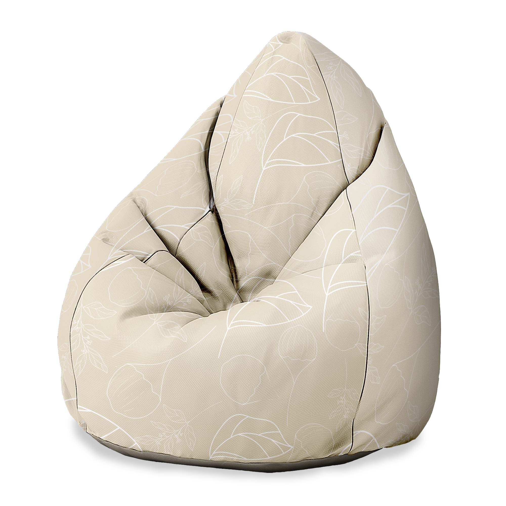Puf Pearshape Scandinavian Nature-S-Oxford