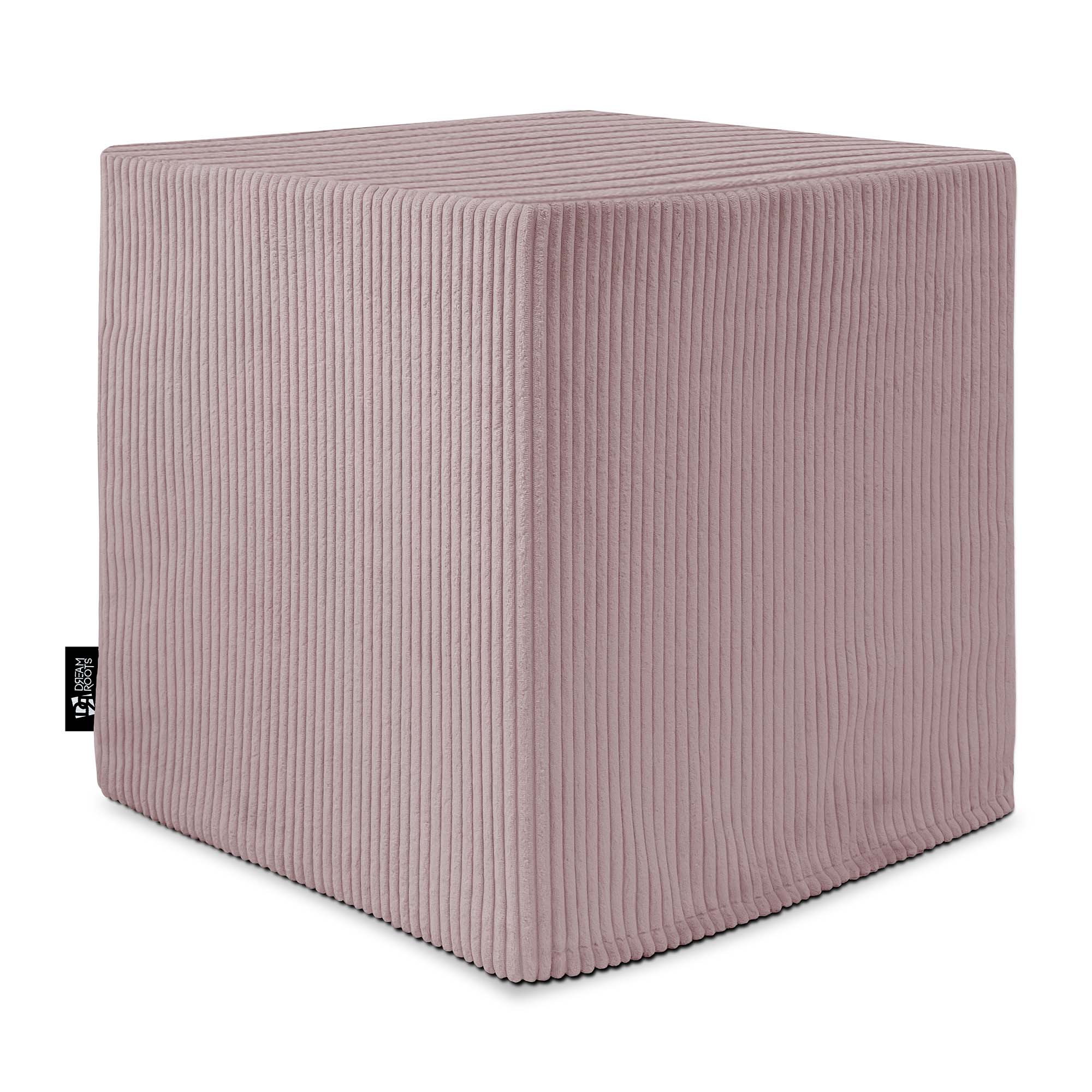 Qubik Silver Pink Pouf
