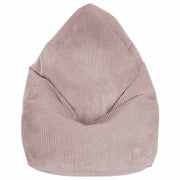 Sedací vak Pearshape Lincoln Silver Pink