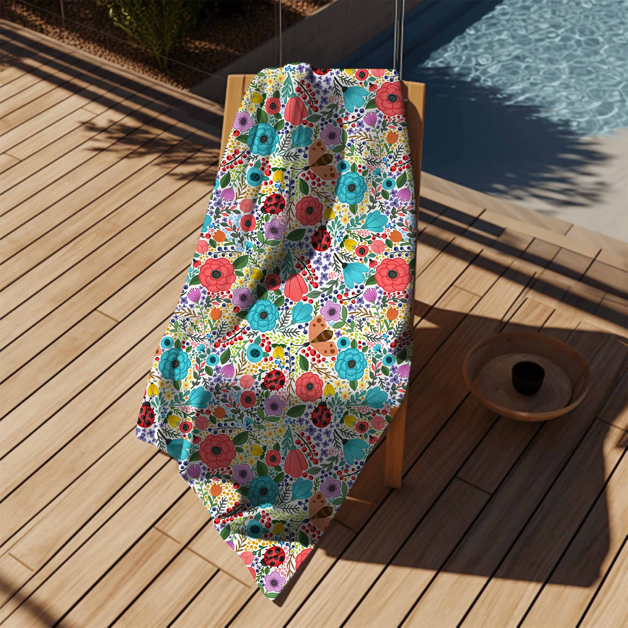 Towel Spring Flowers-30x50 cm