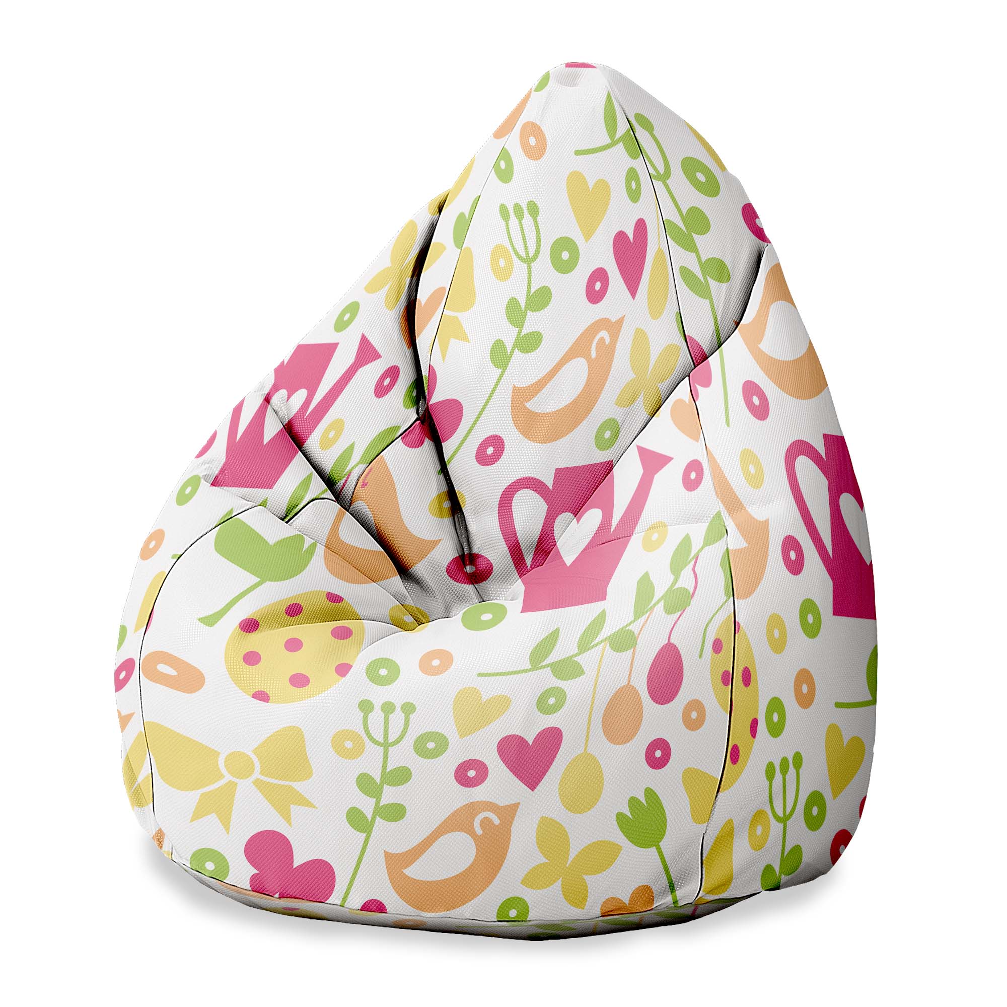Puf Pearshape Spring Time