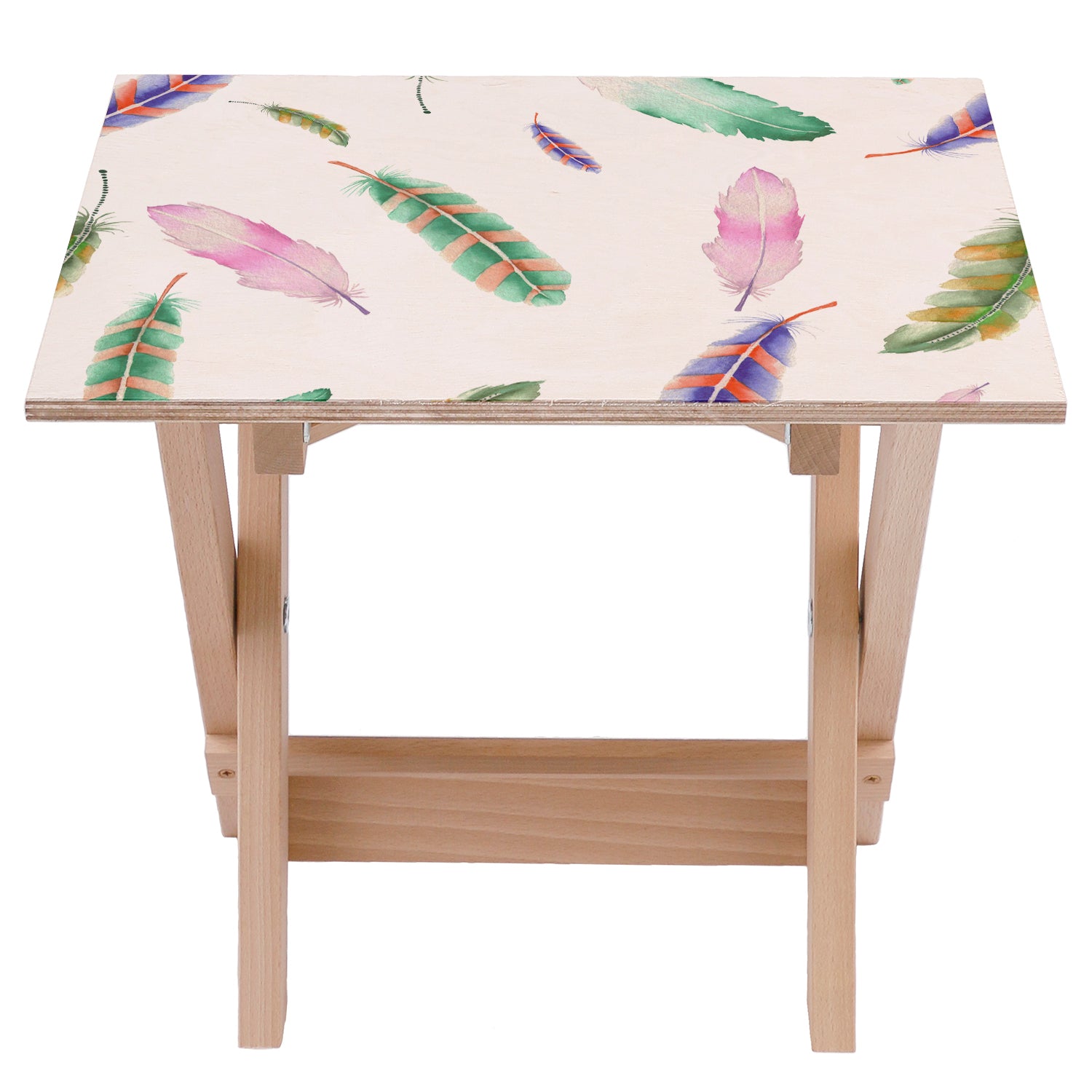 Wooden Table Watercolour Small-30x40 CM