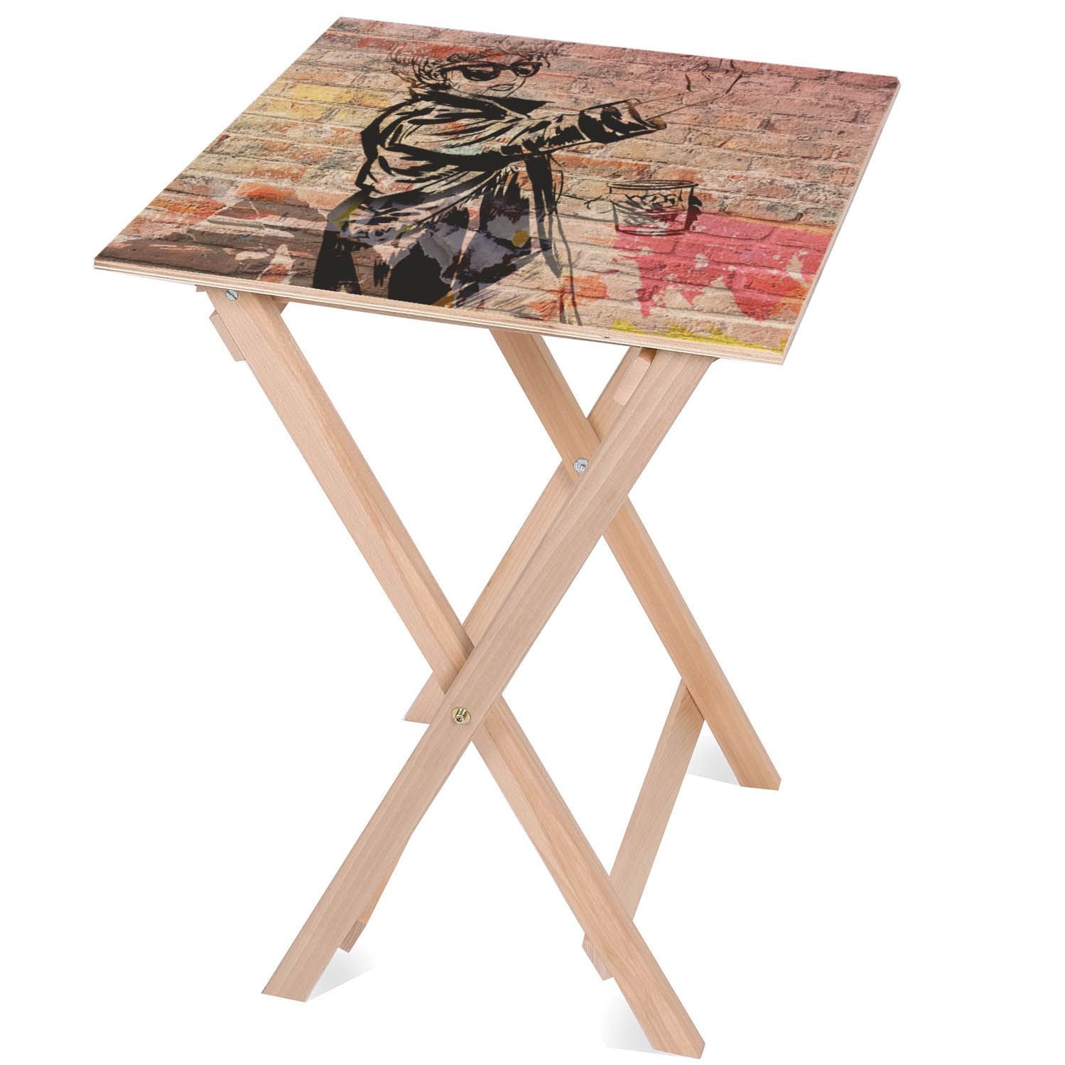 Dřevěný stolek Anger 50x50 CM