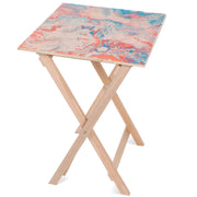 Wooden Table Artistic Painting-50x50 CM