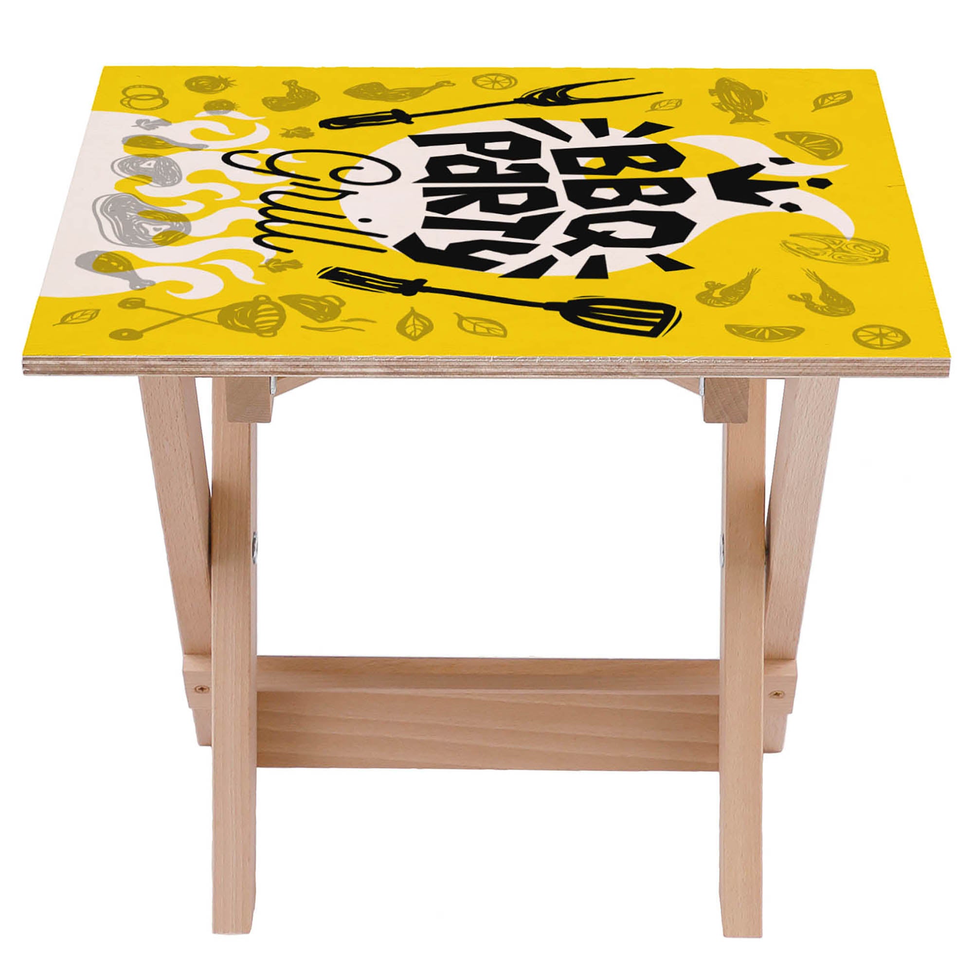 Stolik drewniany BBQ Party-30x40 CM