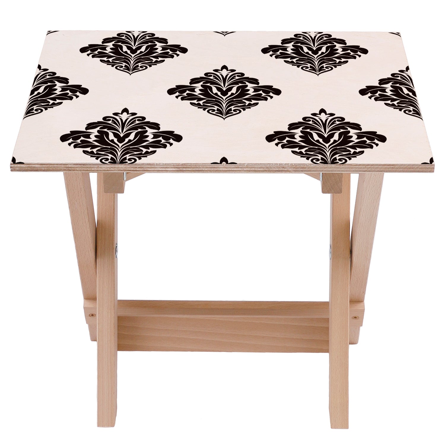 Stolik drewniany Black Bush-50x50 CM