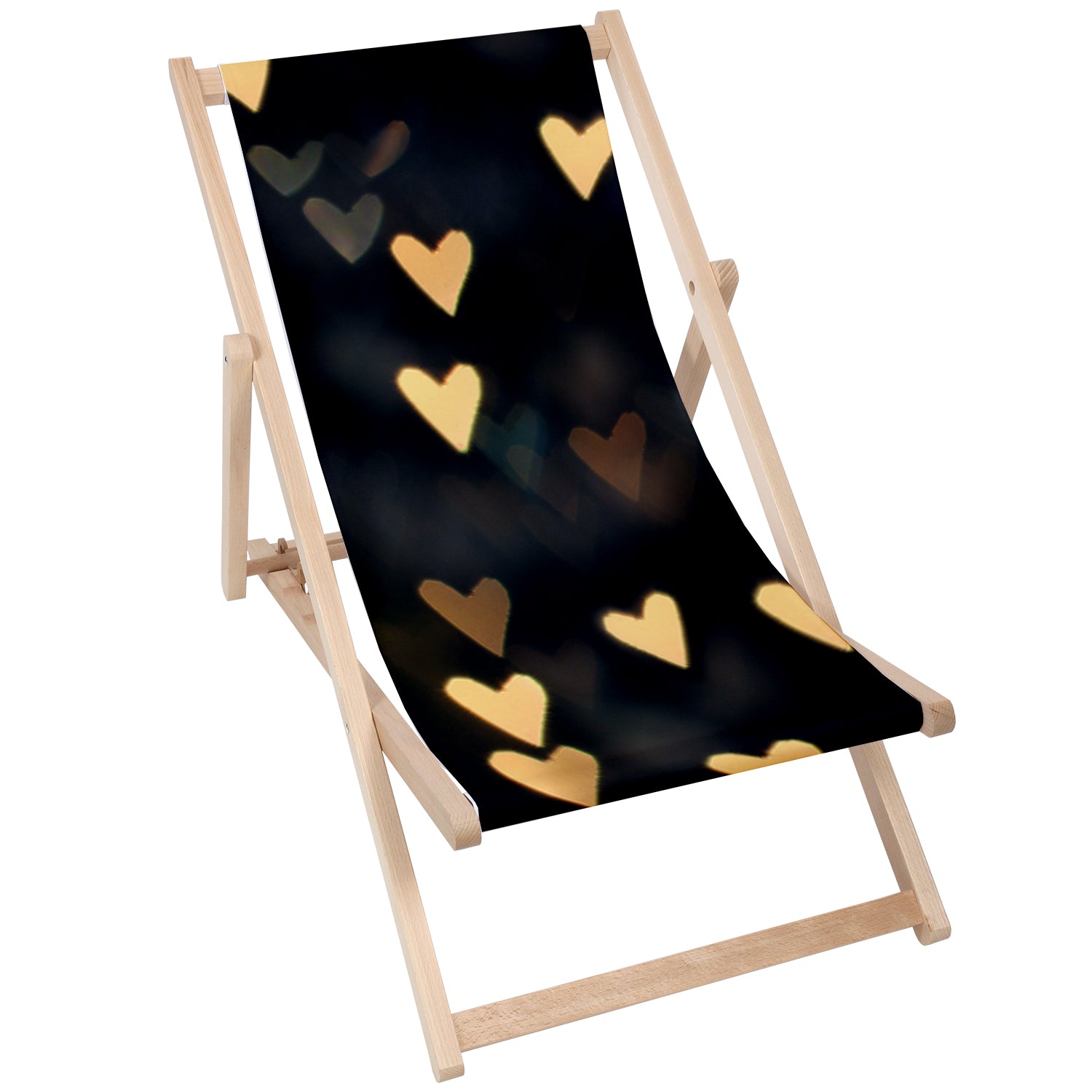 Dřevěný stolek Heart 30x40 CM