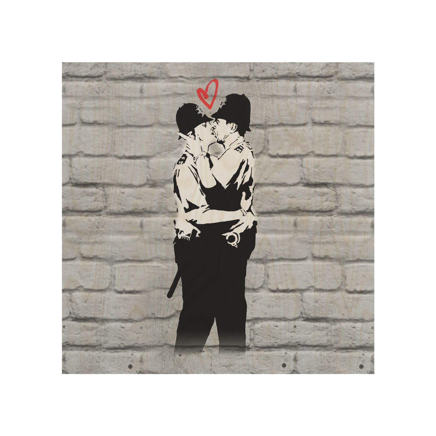 Stolik drewniany Kissing Coopers-50x50 CM