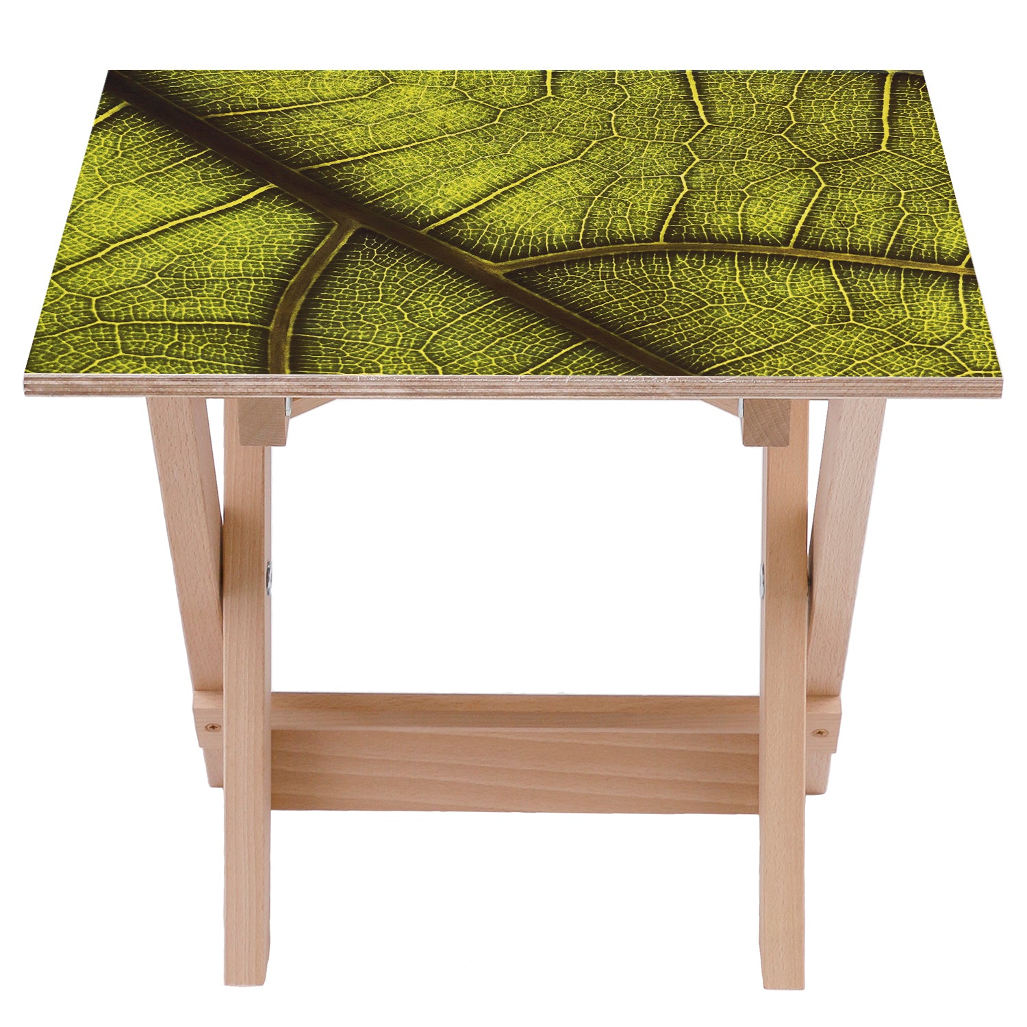 Dřevěný stolek Leaf 50x50 CM