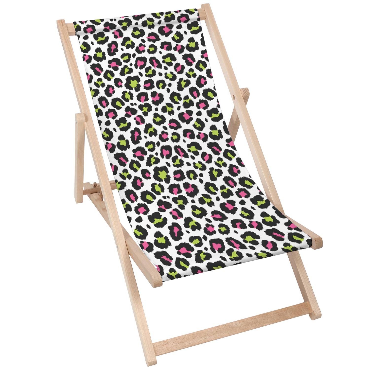 Wooden Table Leopard Colourful-30x40 CM