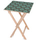 Stolik drewniany Ornament Turquoise-50x50 CM