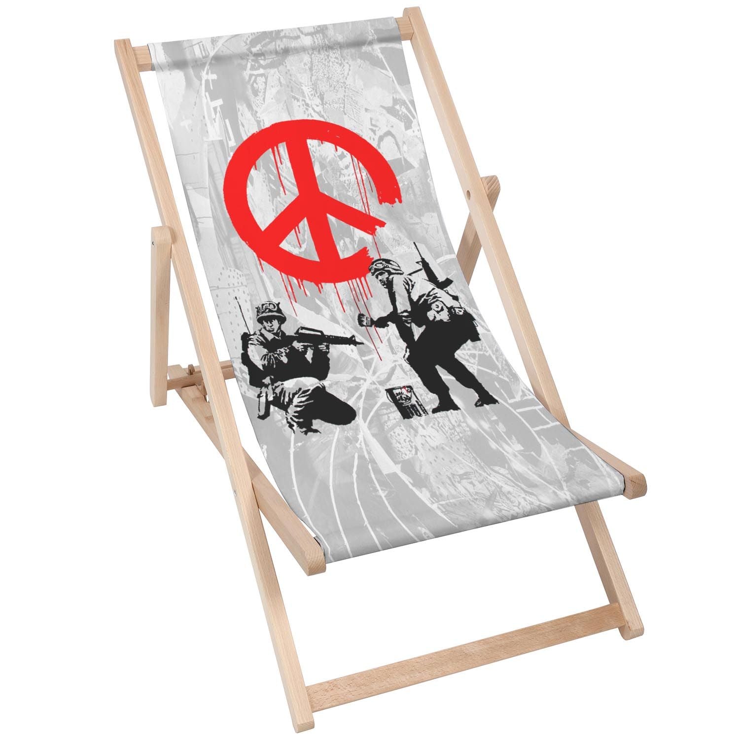 Wooden Table Peace Soldiers-30x40 CM