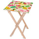 Stolik drewniany Pink Flamingo-50x50 CM
