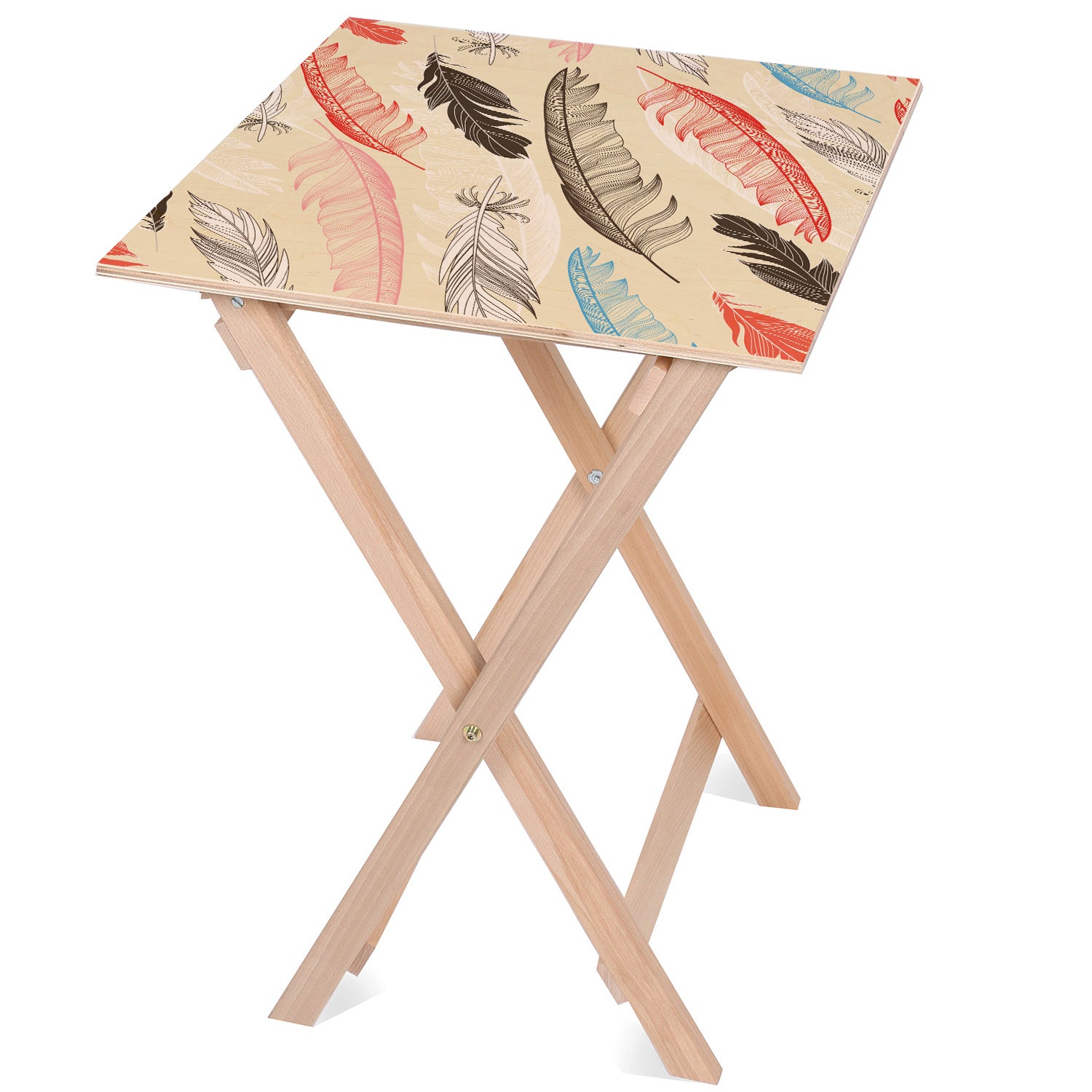 Holztisch Quills-50x50 CM