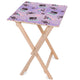 Holztisch Lila Welt