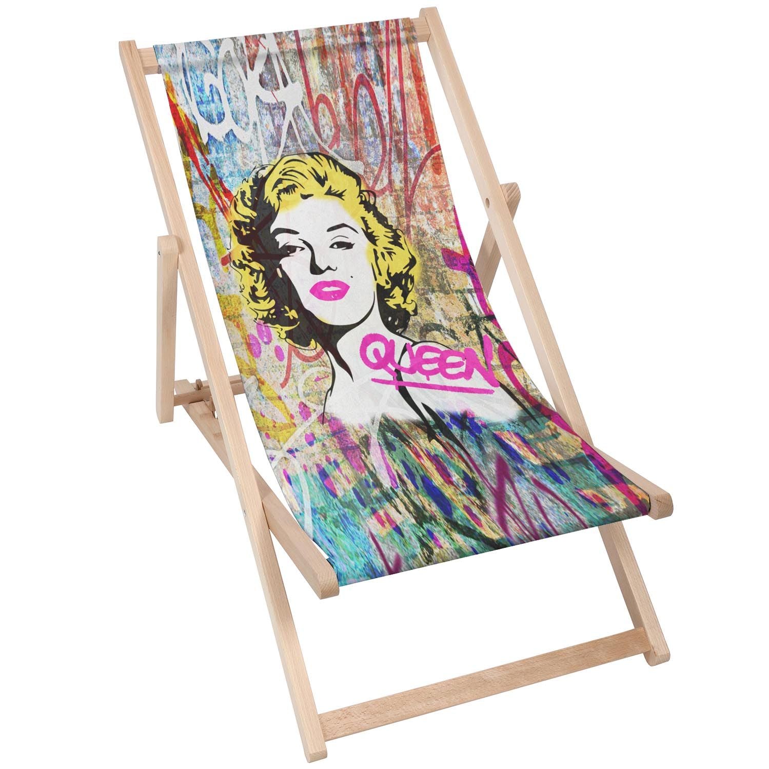 Drevený stolík Quenn Marilyn-30x40 CM