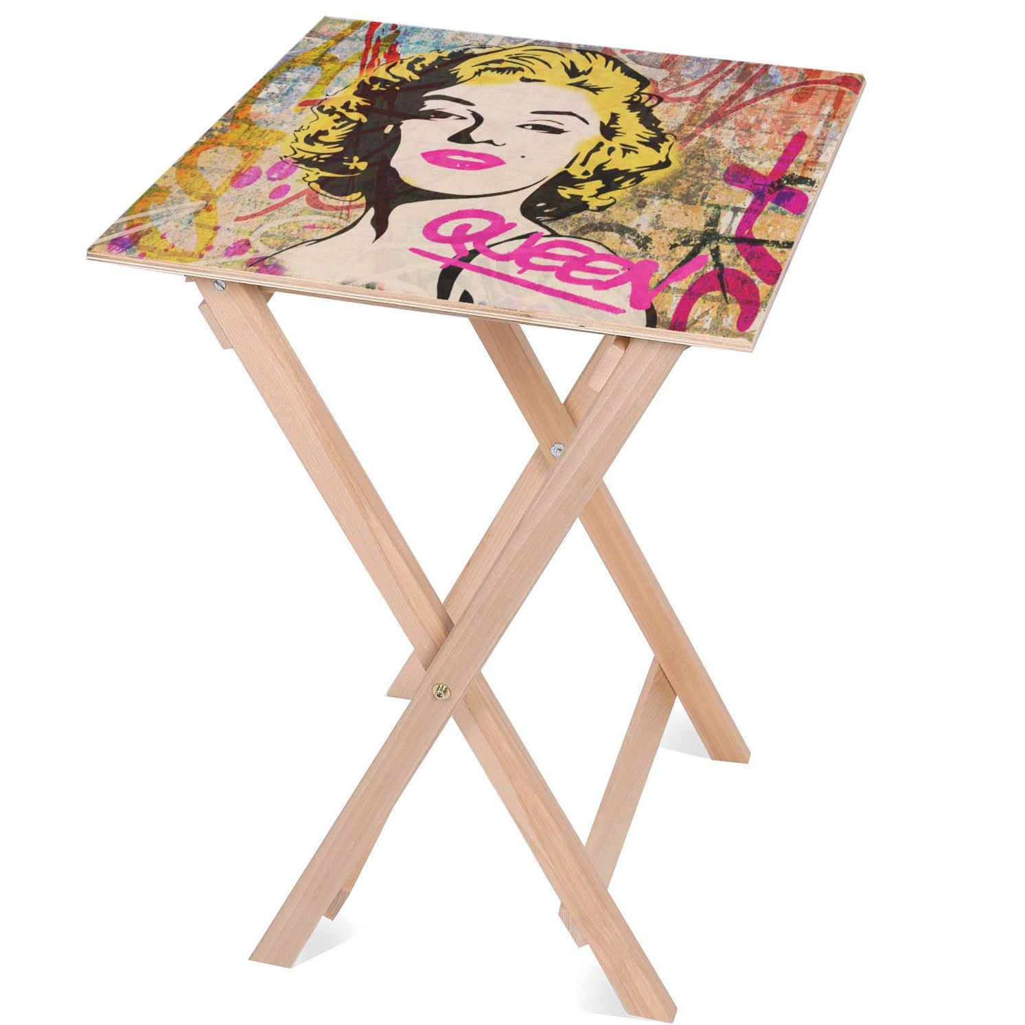 Stolik drewniany Quenn Marilyn